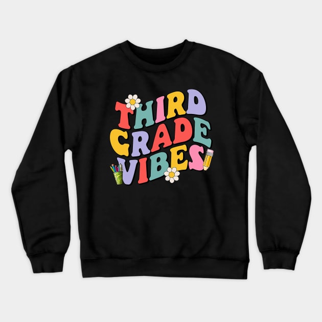 Third Grade Back To School 3rd Grade Team 1st Day Crewneck Sweatshirt by torifd1rosie